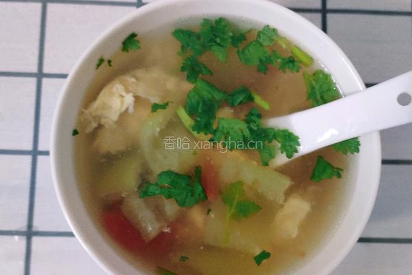 丝瓜鸡蛋汤的做法图解11