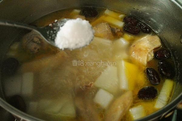 山药红枣鸡汤的做法图解11