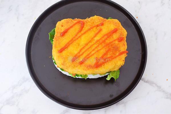 K丅猫米饭鸡排汉堡的做法图解20