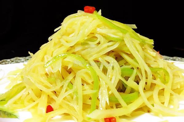 酸辣青椒土豆丝的做法图解16