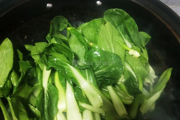 口蘑炒青菜的做法图解7