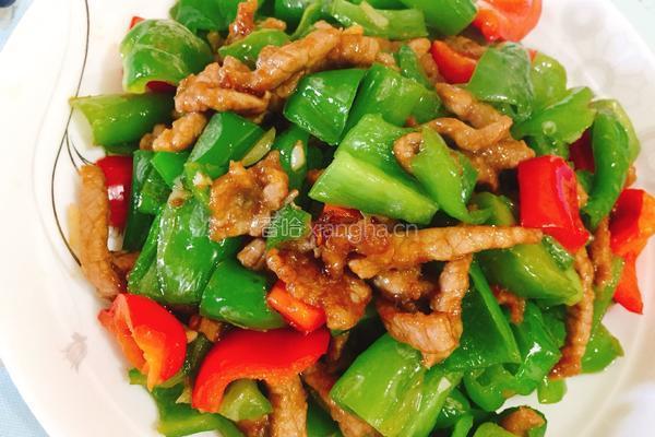 青红椒肉丝的做法图解11