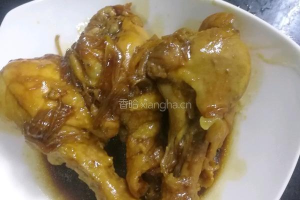 电饭锅闷鸡腿的做法图解6