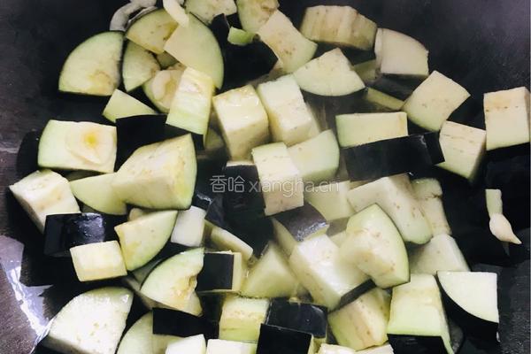 小炒茄子的做法图解5