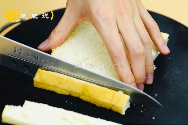 低卡版法兰西多士的做法图解2