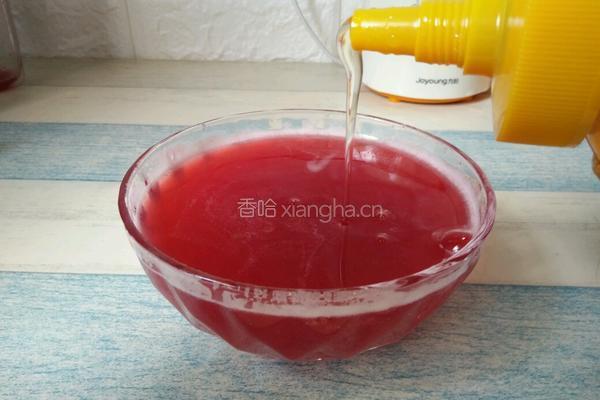 薄荷蜂蜜红李汁的做法图解9