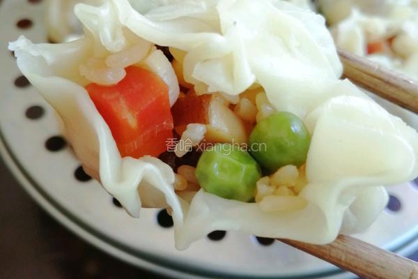 腊肉香菇烧麦的做法图解6
