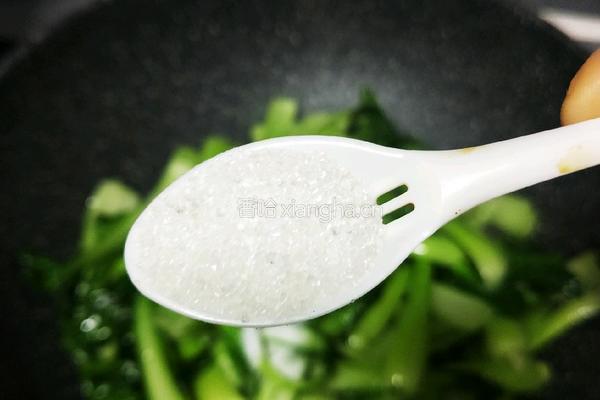 清炒鸡毛菜的做法图解7