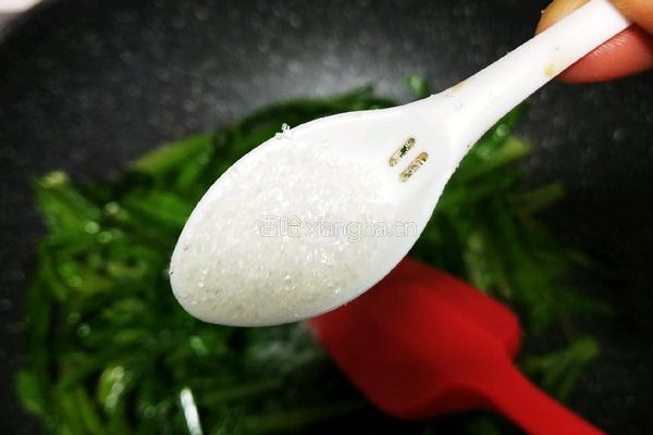 清炒油麦菜的做法图解8