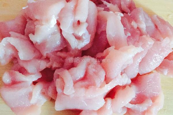 滑肉面块的做法图解2