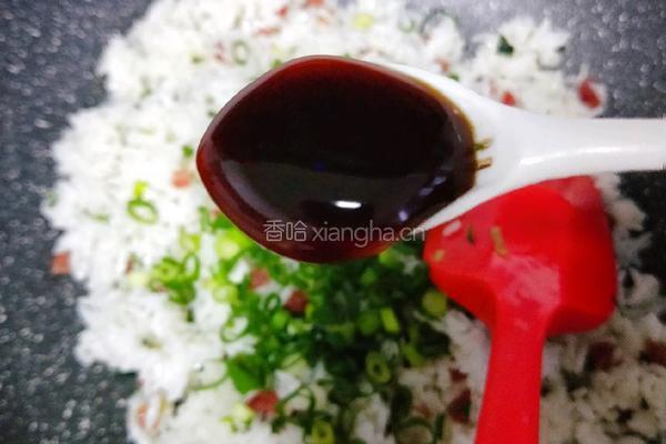广式腊肠肠炒饭的做法图解10