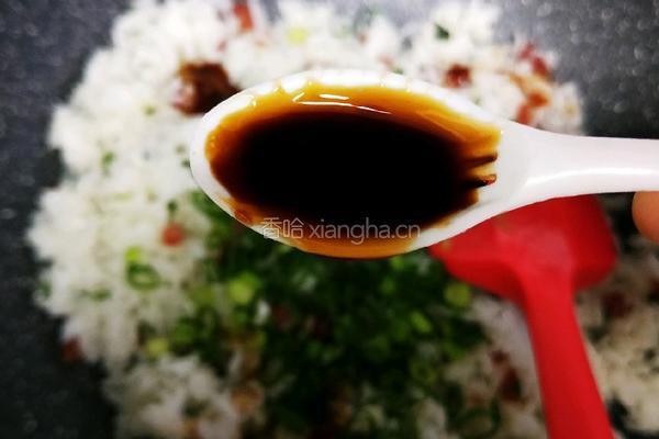 广式腊肠肠炒饭的做法图解11
