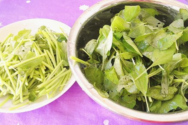 清炒汉菜的做法图解4