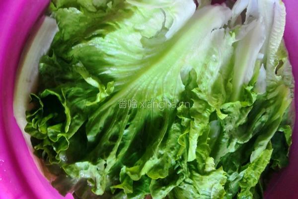 蚝油生菜的做法图解1