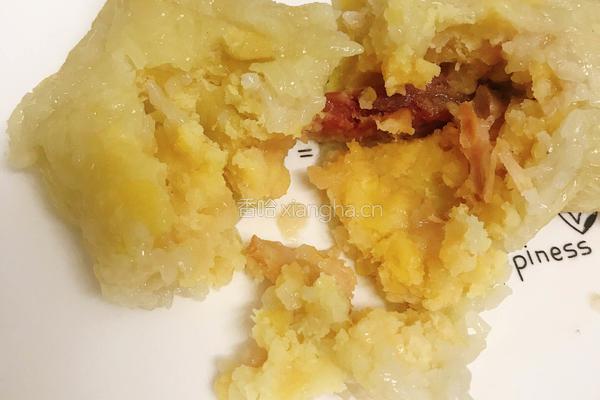 广式四角咸肉粽的做法图解18