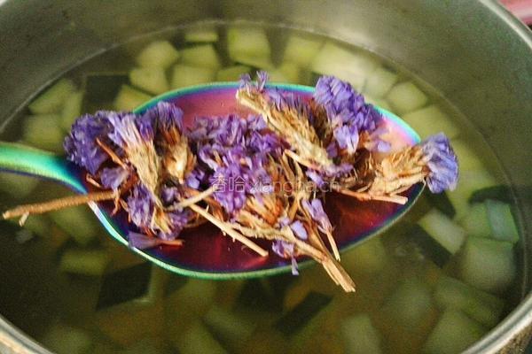 冬瓜皮勿忘我花茶的做法图解6