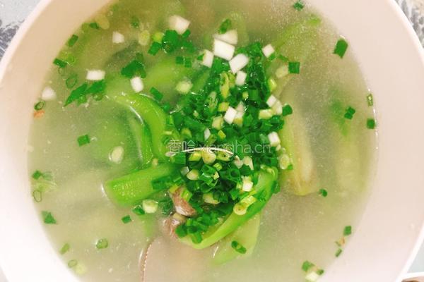 花甲丝瓜汤的做法图解10