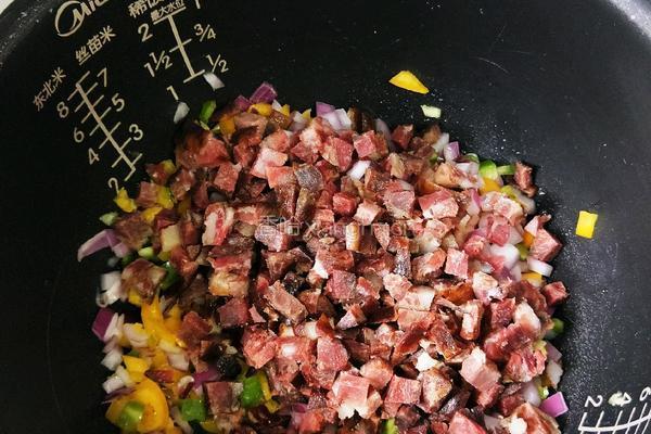 腊肠焖饭的做法图解10