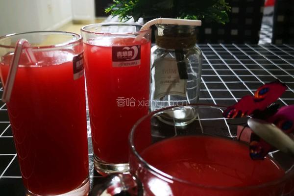 冰凉可口的西瓜汁的做法图解10