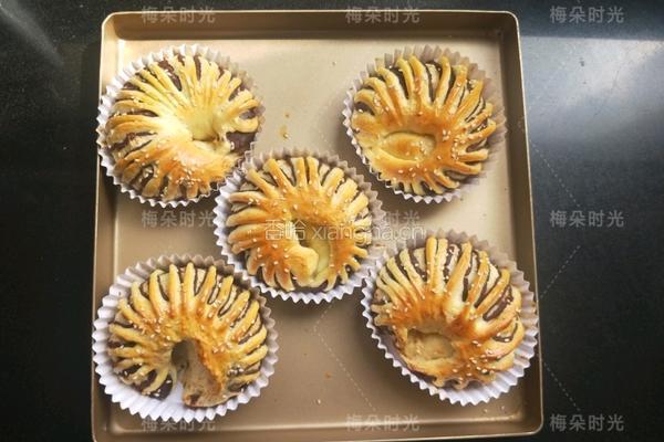 豆沙面包卷的做法图解16