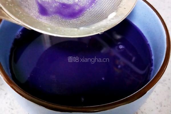 紫甘蓝豌豆粉的做法图解5