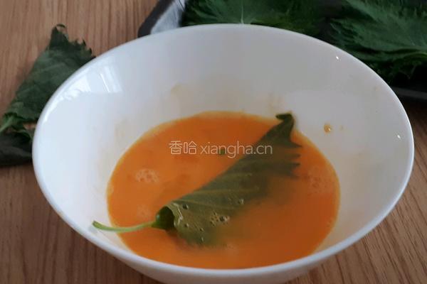 紫苏叶蛋饺的做法图解7