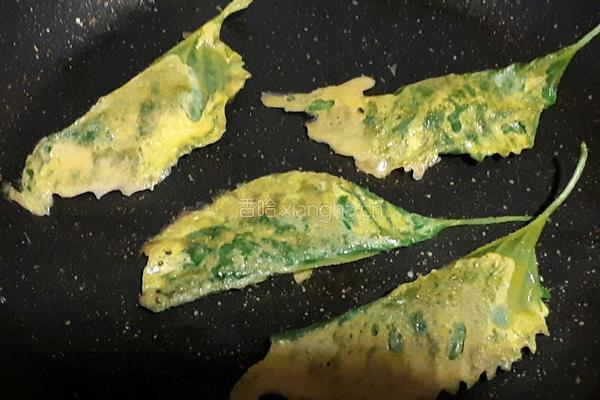 紫苏叶蛋饺的做法图解9