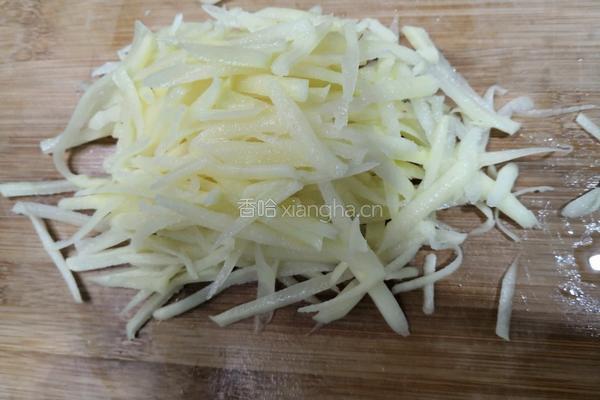 青椒土豆丝的做法图解2