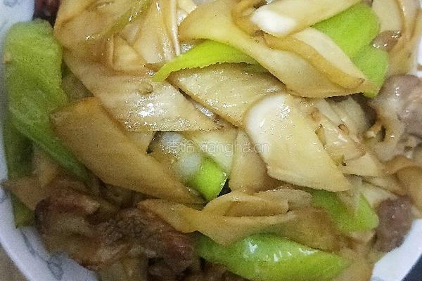 竹笋炒肉片的做法图解8