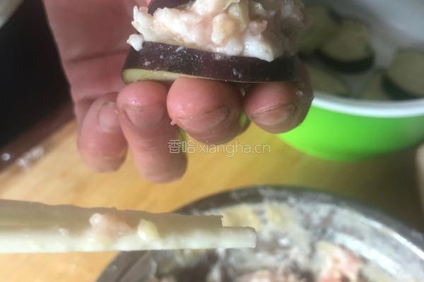 糖醋茄盒的做法图解4