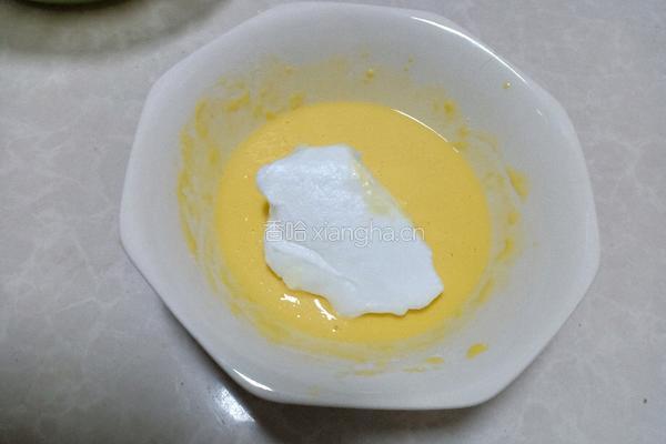 菠菜斑马纹酸奶蛋糕的做法图解12