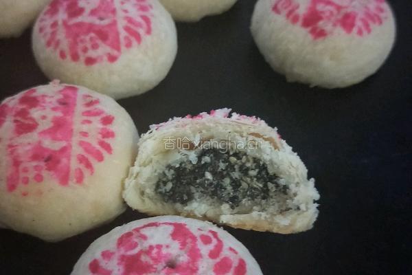 黑芝麻饼的做法图解6