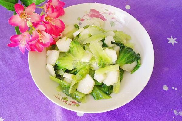 山药炒生菜的做法图解12