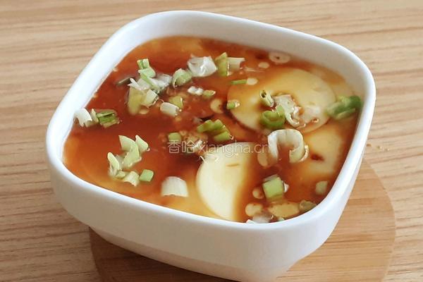 日本豆腐蒸蛋羹的做法图解5