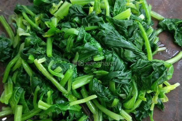 白芸豆拌菠菜的做法图解6