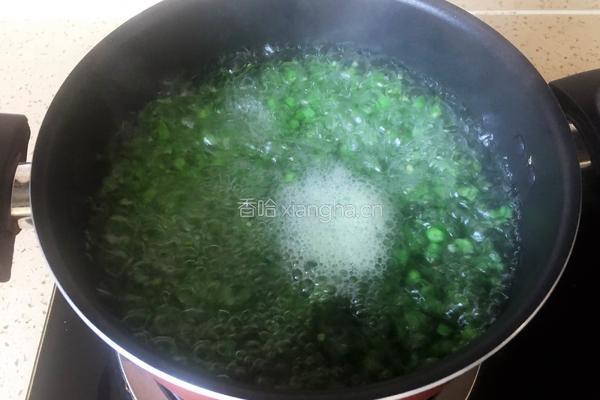 豇豆炒鸡蛋的做法图解4
