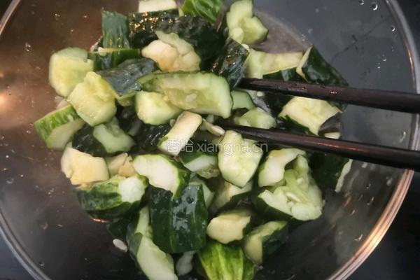 凉拌糖醋黄瓜的做法图解5