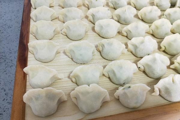 浇汁饺子(韭菜鸡蛋馅）的做法图解17