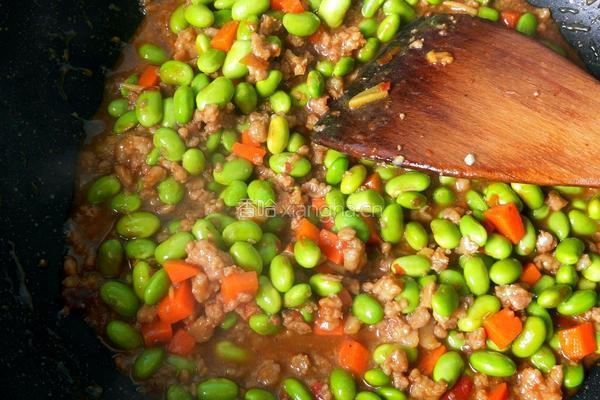 毛豆米炒肉沫的做法图解18
