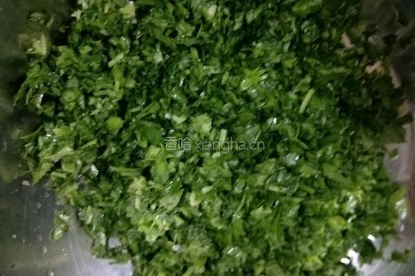 芹菜圆子的做法图解3