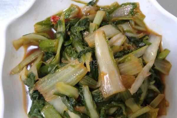 清炒小白菜的做法图解10