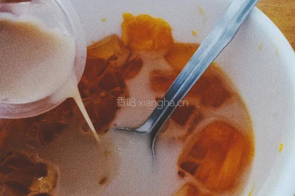 芒果奶茶的做法图解3