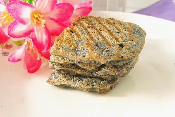 黑芝麻米饭煎饼的做法图解14