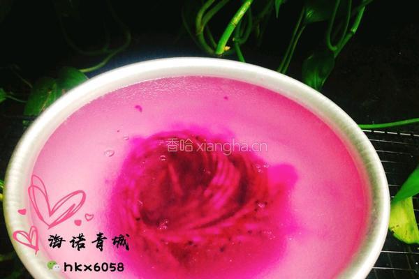 玫瑰花水果冻的做法图解10