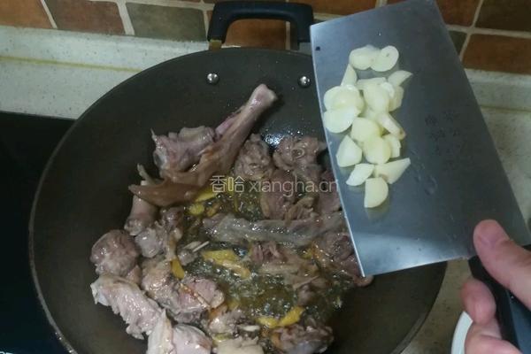 土豆烧鹅的做法图解7