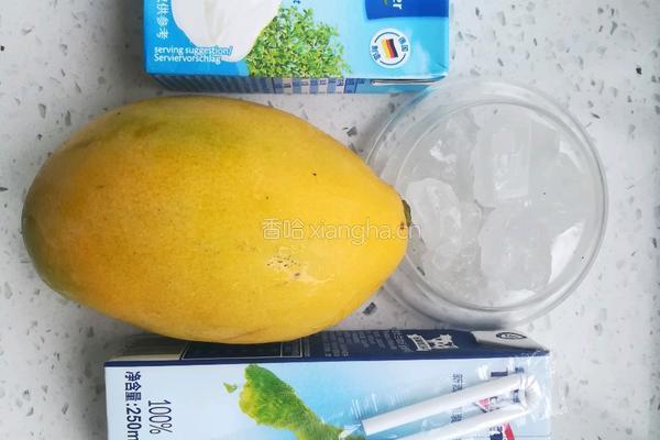 奶油芒果夹心冰糕的做法图解1