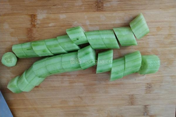 黄瓜炒鸡蛋的做法图解4
