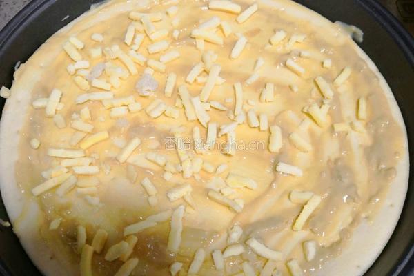 香肠玉米豆腐乳披萨的做法图解4