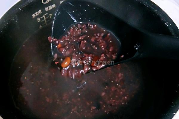 黑米粥的做法图解8