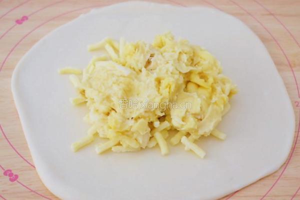 私房拉丝榴莲饼的做法图解6